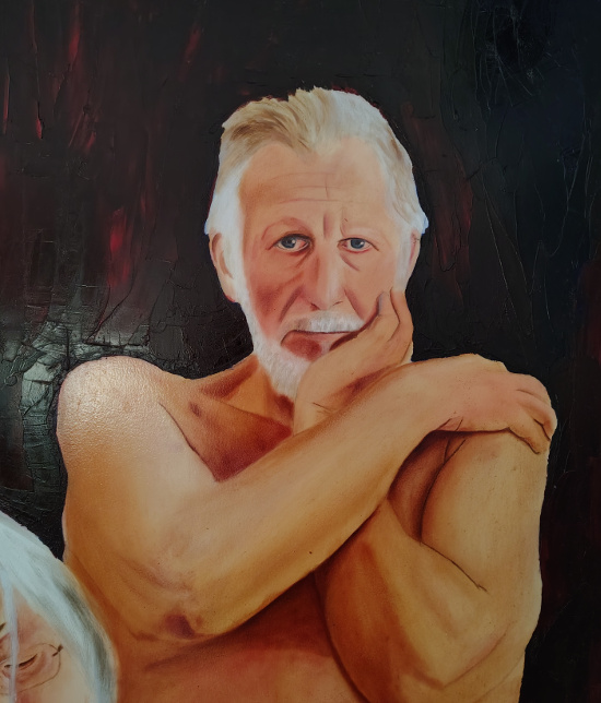 Self portrait, artist Robert Paldao